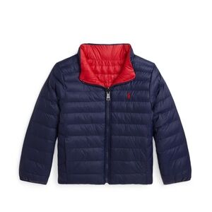 Ralph Lauren Navy and Red Puffer Jacket